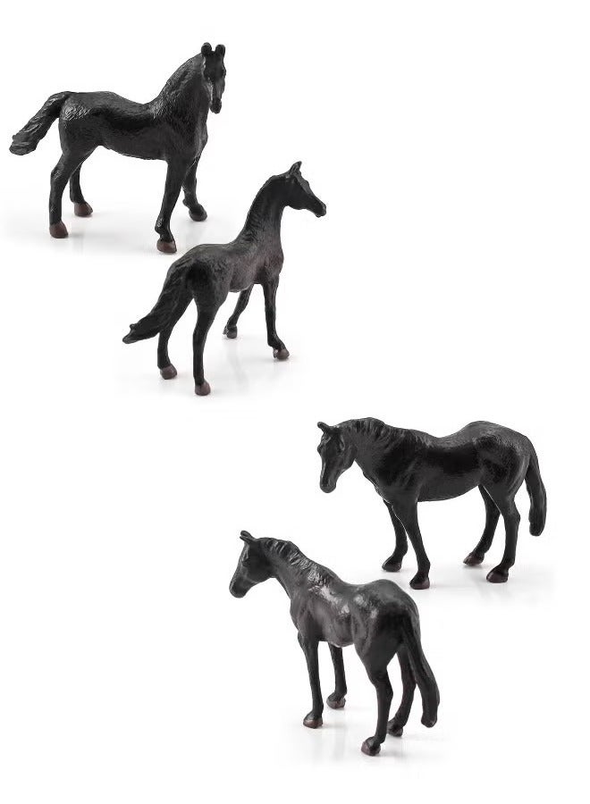 12-Piece Mini World Famous Horse Figure Toys, Realistic Horse Decorative Toys Set, Mini Animal Figures for Decorations Educational, Hand Painted Horse Animals Toy, Cake Toppers Birthday Gift for Kids  - Image 4