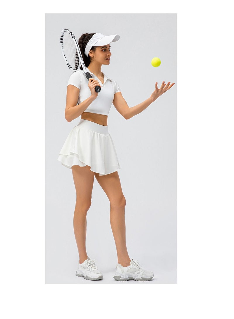 Loquat Ladies Running Sport Two Skirt Suit  - Image 3