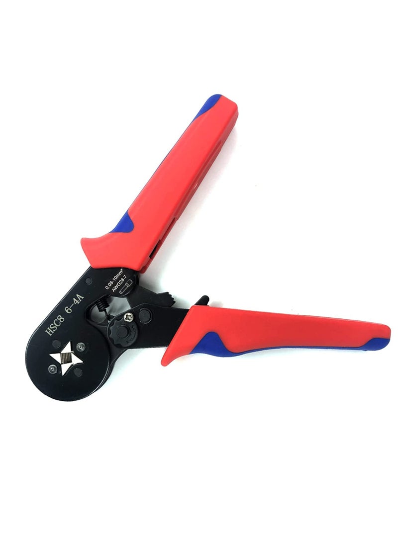 Generic AANIJ POWER HSC8 64A 00810mm AWG287 Wire Stripper Self Adjusting Crimping Plier Ratcheting Ferrule Crimper Tool Chakra Crimping Tool  - Image 1