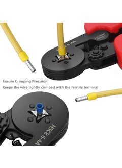 Generic AANIJ POWER HSC8 64A 00810mm AWG287 Wire Stripper Self Adjusting Crimping Plier Ratcheting Ferrule Crimper Tool Chakra Crimping Tool  - Image 5
