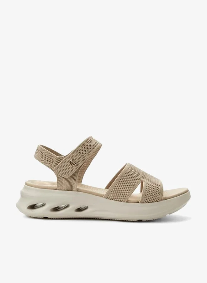 Le Confort BEIGE Women Flatform Heel Strap Sandals for Women | Best Price UAE