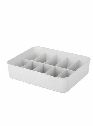 Family Plastic Bra Underwear Socks Stackable Holder Multifunctional Storage Box Container Household Organizer for Cloth Drawer Divider No Cover/ 10 Cells Grey - pzsku/ZB197233D94A872D60728Z/45/_/1651231403/3fbd73b9-e77c-4bc2-a739-163905f8e3d3