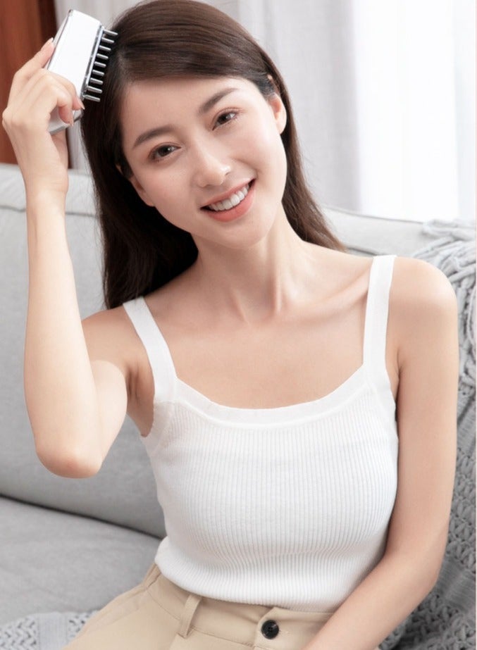 general Electric Scalp Care Brush with RF EMS Vibration, LED Light for Scalp and Facial Care - Image 5