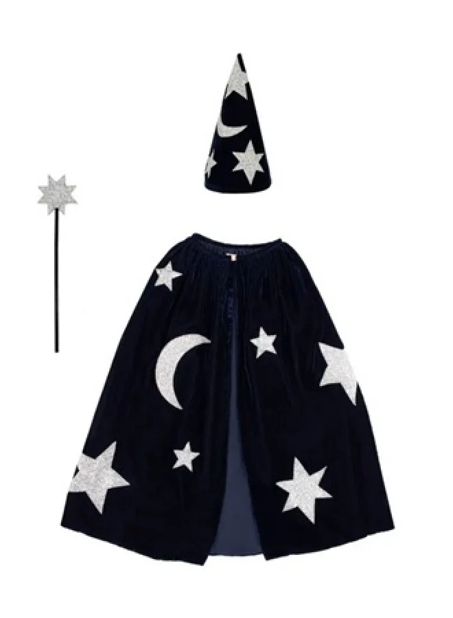 ميري ميري Blue Velvet Wizard Costume