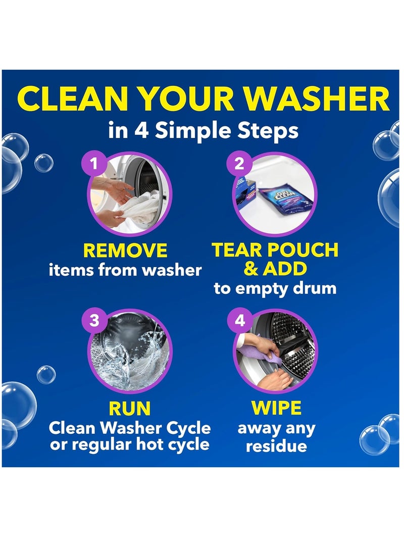 OxiClean Washing Machine Cleaner with Odor Blasters, 4 Count - Image 2