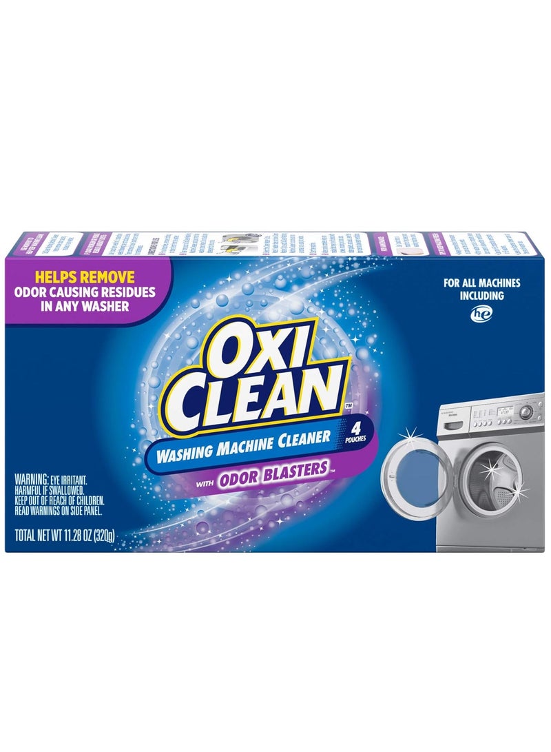 OxiClean Washing Machine Cleaner with Odor Blasters, 4 Count - Image 3
