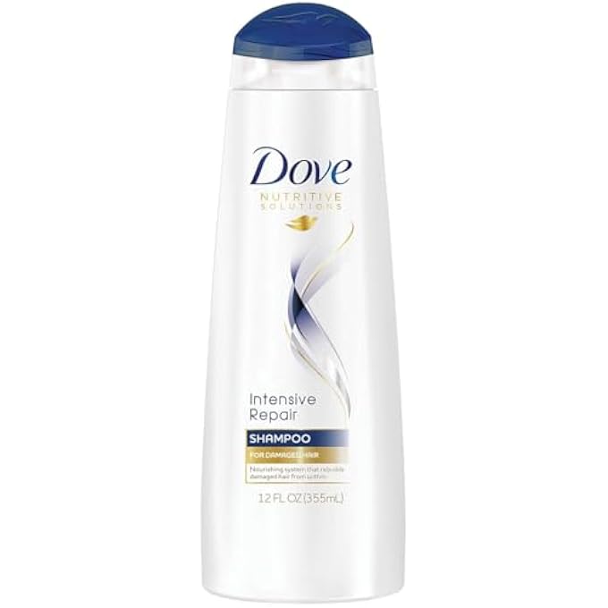 Dove Shampoo 12 Ounce Intensive Repair Damage Solutions (354ml) (2 Pack)