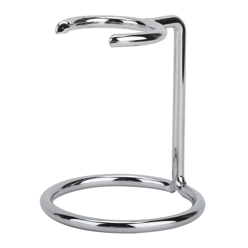 Men Stainless Steel Shaving Brush Stand Razor Holder for Salon Home Travel Use - Image 1