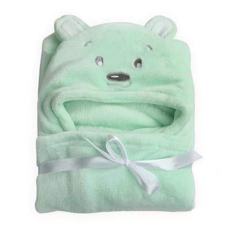 BRANDONN Baby Bath Towel New Born Combo Pack of Funny Hood Wrapper Cum Blanket for Baby Boys and Baby Girls Pack of 2 - Image 4