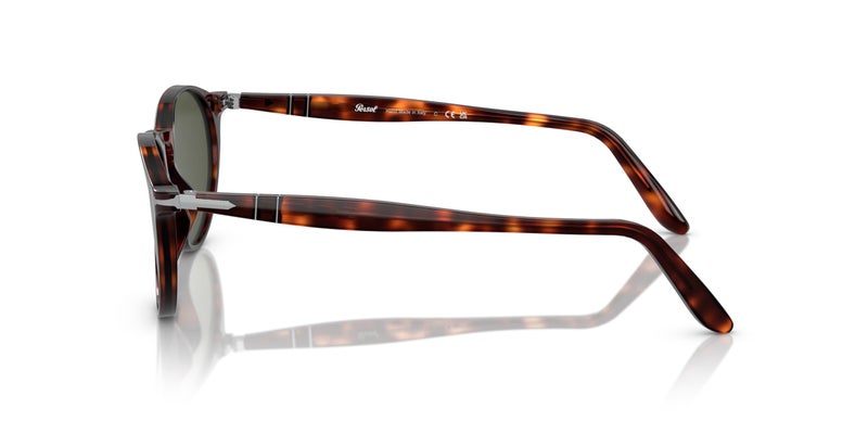 Persol PO3092SM Steve McQueen Round Sunglasses, Havana/Green, 50 mm - Image 2