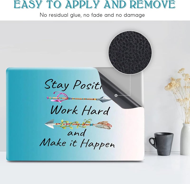 DINKY Laptop Skin Sticker Decal, 12" 13" 13.3" 14" 15" 15.4" 15.6 inch Laptop Universal Reusable Vinyl Skin Stickers Cover Art Decal Notebook PC Personalized Protector-Inspirational Quote - Image 5