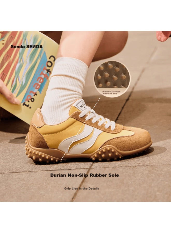Senda a Women's Training Shoes Spring Autumn Sports Outdoor Casual Xpz01cm5 Yellow Size 36 - Image 1