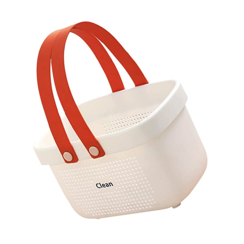 Portable Shower Caddy with Ergonomic Handle for Bathroom Travel Toiletries Storage - Image 2