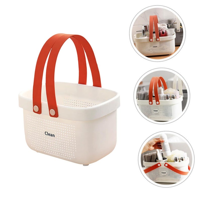 Portable Shower Caddy with Ergonomic Handle for Bathroom Travel Toiletries Storage - Image 5