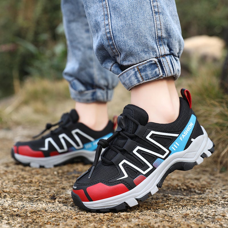 Summer Children'S Outdoor Mountaineering Cross-Country Shoes Mesh Top Casual Sneakers For Boys And Girls - Image 3