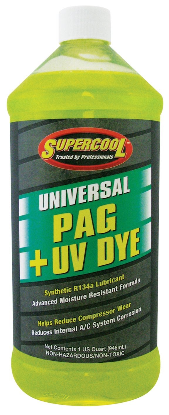TSI Supercool 27897 Universal Synthetic PAG Oil with UV Dye 1 Quart