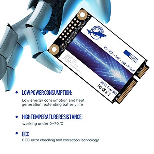 Dogfish SSD Msata 128GB Internal Solid State Drive Mini Sata Disk Drive High Performance Hard Drive for Desktop Laptop Notebook (MSATA, 128GB) - Image 2