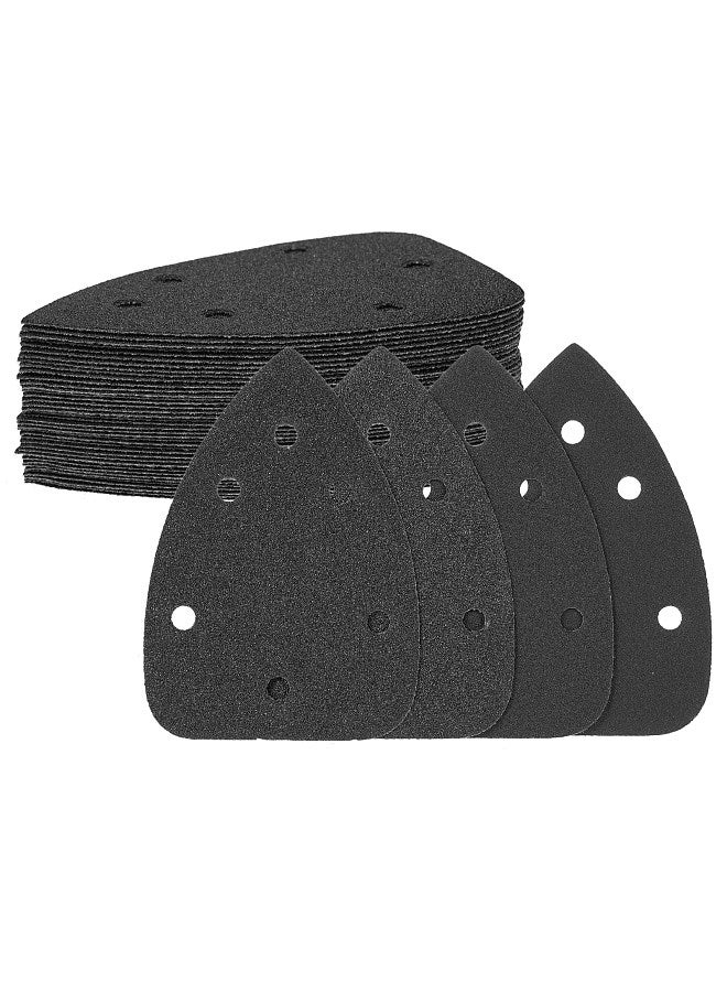 Mouse Sandpaper Set 140 * 100mm 6-Hole 40 Piece Silicon Carbide Material Black Water-Based Sandpaper  - Image 1