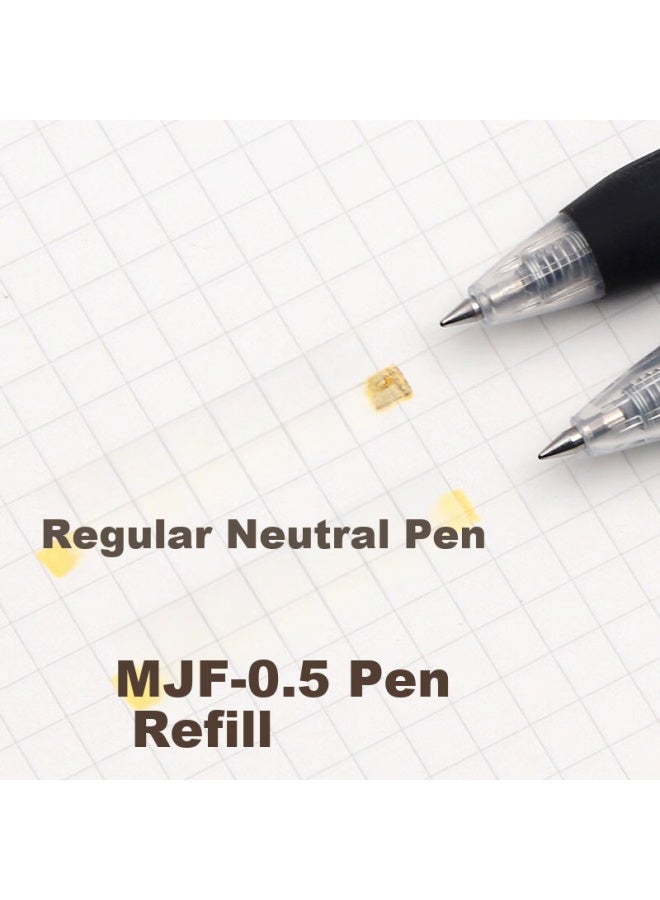ZEBRA Brand Retractable Gel Pen Refills, Smudge-resistant Ink Cartridges (compatible With Jjs77), 0.4mm Gel Pen Refills, Rmjf4, Blue, Pack Of 10 - Image 4
