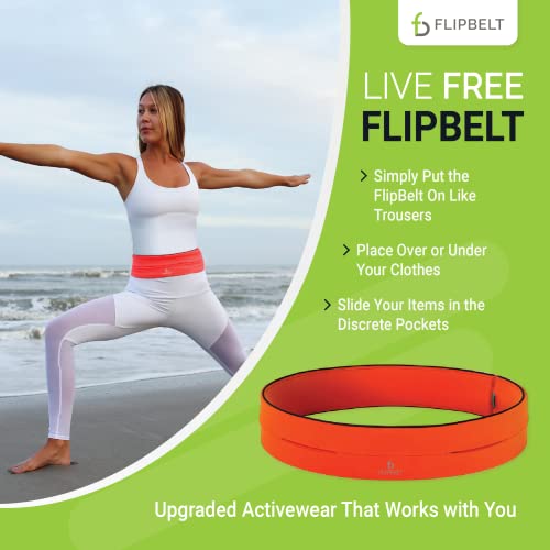 FlipBelt Level Terrain Waist Pouch, Neon Punch, Medium/29-32,FBN - Image 5