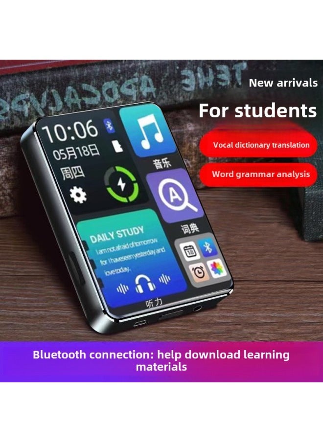 Generic - Mp4 Reading Novels Touch Screen Full Screen Mp5P4 Listening Music Player P5mp3 Walkman Can Be Connected To Bluetooth-Body Color:24 Models Of Metal 3.2inch Touch Screen [no Bluetooth For A Gift-Memory Capacity:128g [download A Lot Of Popular Novels And Songs] - Image 1
