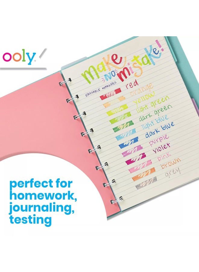 Ooly Make No Mistake Erasable Markers, Easter Activities for Kids, Stress and Mess Free Marker Pack You Can Erase, Drawing & Coloring Pens for Kids and Adults, Set of 12 - Image 5