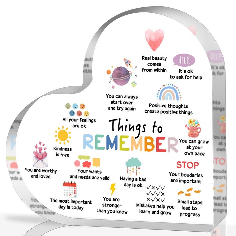 Mental Health Decor Therapy Mental Health Decorations Therapy Anxiety Decor Sign Psychotherapy Affirmations Heart Acrylic Sign Mental Health Gifts for Social Worker Classroom School Counseling