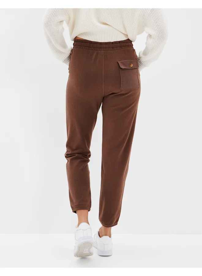 American Eagle AE Low-Rise Fleece Boyfriend Jogger