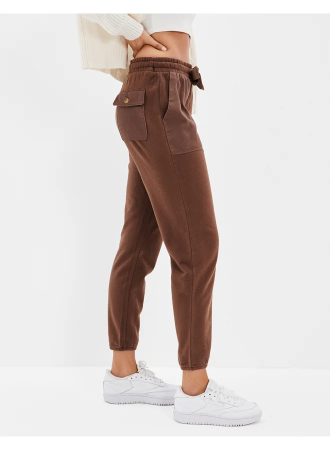 American Eagle AE Low-Rise Fleece Boyfriend Jogger