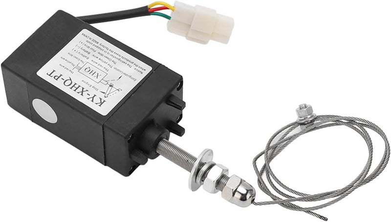 صمام كهرومغناطيسي لتوقف المحرك وتحكم إيقاف التشغيل - Power On NO 12V - Image 4