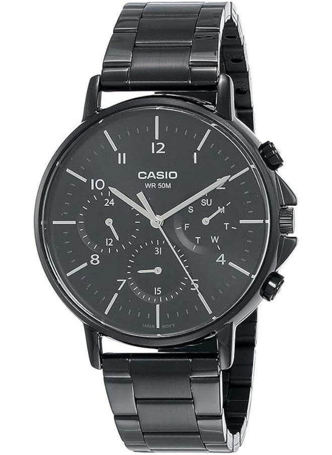 CASIO Casio Watch for Men MTP-E321B-1AVDF Analog Stainless Steel Band Black  - Image 5