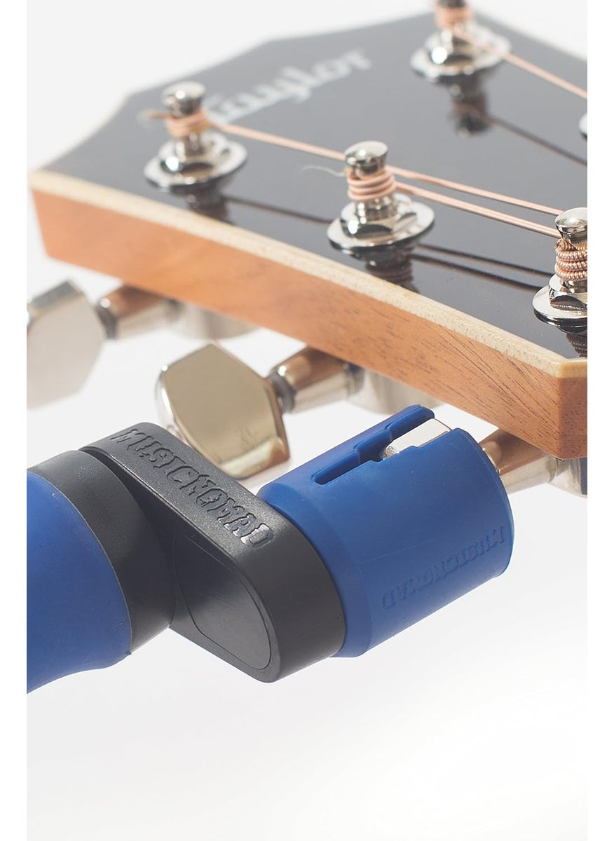 MusicNomad MusicNomad MN221 GRIP Guitar String Peg Winder Rubber Lined  Dual Bearing  - Image 3