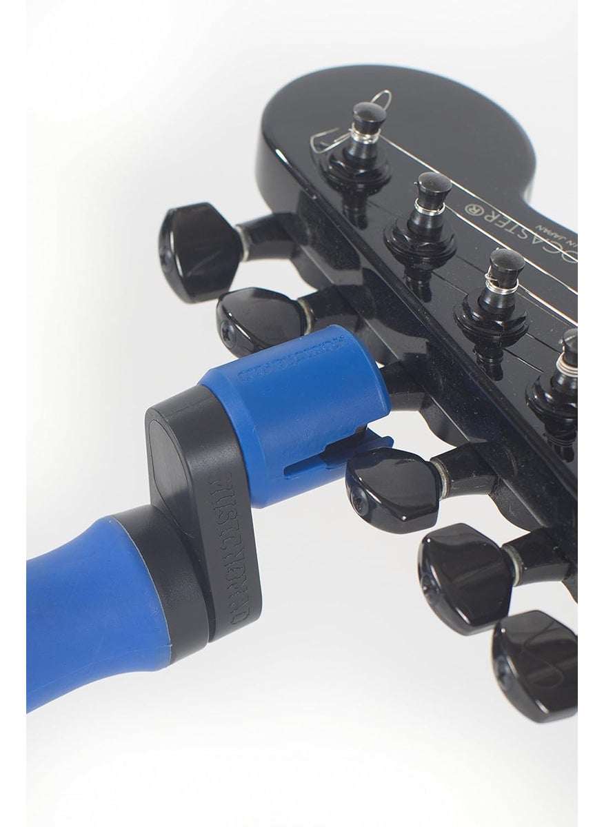 MusicNomad MusicNomad MN221 GRIP Guitar String Peg Winder Rubber Lined  Dual Bearing  - Image 2