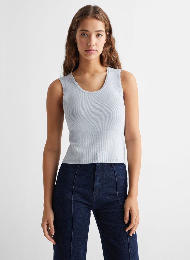 MANGO Youth Essential Strap Top - Image 1