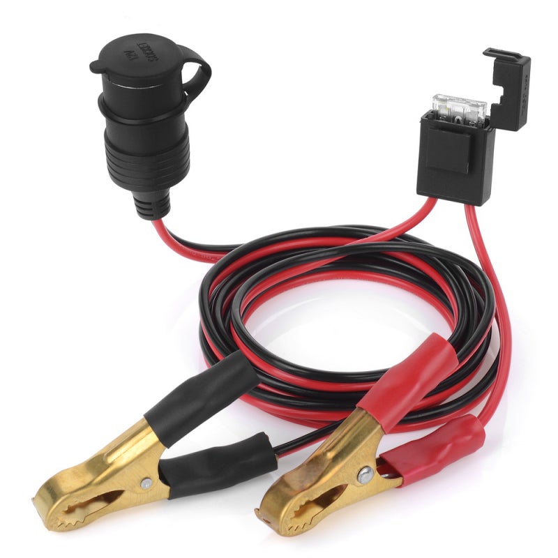 محول موقد السيارة: كابل 2 قدم UL SPT-2 16AWG/2C - مصفاة 25 أمبير مع حماية من التسرب الكهربائي مقبس موقد أنثى لأجهزة 12 فولت، مقص الحدائق، القوارب، المركبات الترفيهية والسيارات والبدء السريع للسيارة - Image 3