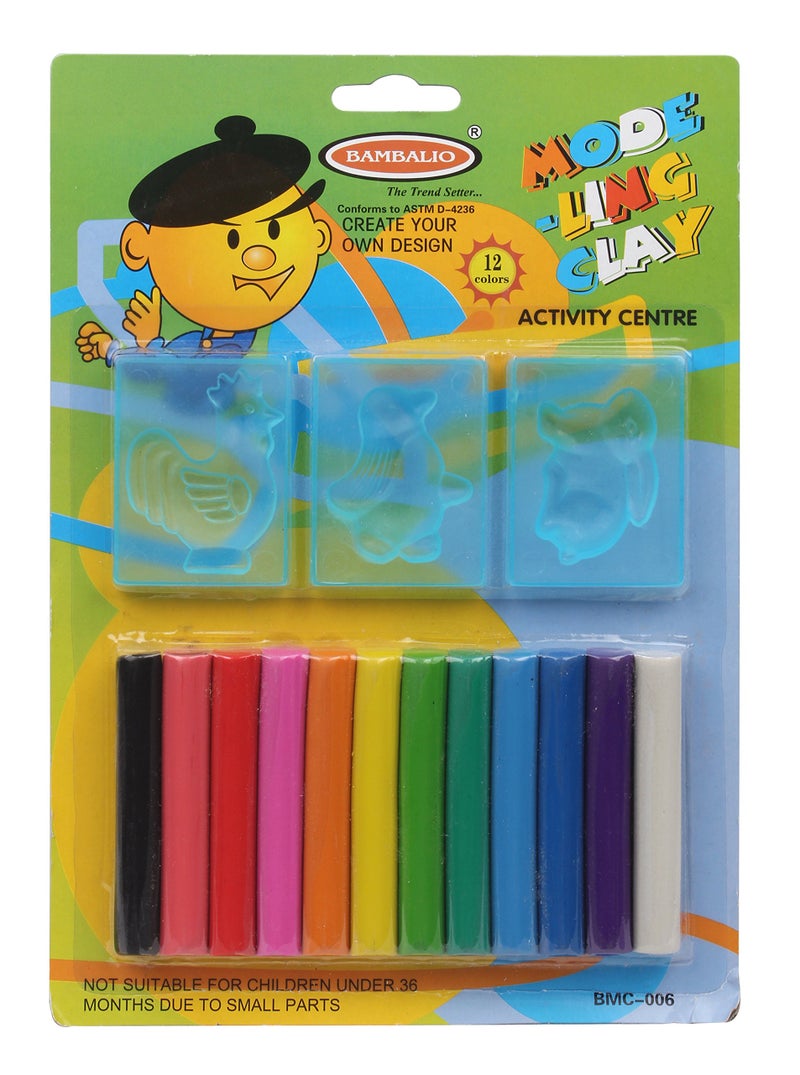 Bambalio BMC-006 Modelling Clay With 3 Moulds Pack Of 3 - Image 5