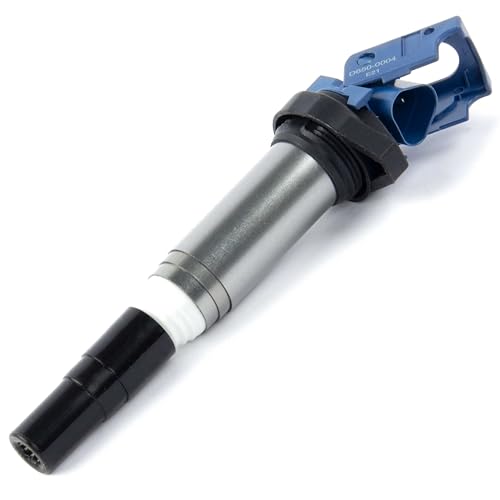 Dinan Ignition Coil D650-0004 (Blue) for Select BMW M, N, and S Series Models - M54 N20 N52 N54 N55 N62 N63 S55 and S63 - Direct Replacement for OEM Stock Parts - 1 pack - Image 1
