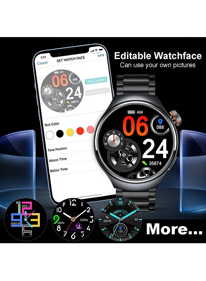 RollsTimi  Men's Smart Watch Outdoor Multi Sport Mode 1. 53-inch HD Screen 300mAh Battery Capacity Wireless Call Men's Watch, Fitness Tracker, Workout Companion, Sleek Smartwatch For Men - Image 3