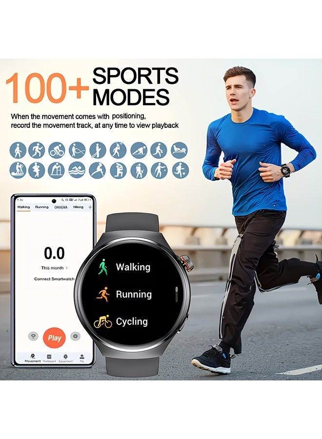 RollsTimi  Men's Smart Watch Outdoor Multi Sport Mode 1. 53-inch HD Screen 300mAh Battery Capacity Wireless Call Men's Watch, Fitness Tracker, Workout Companion, Sleek Smartwatch For Men - Image 5