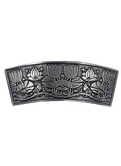 Oberon Design Water Lily Hair Clip Hand Cast Metal Barrette Made in the USA with a Medium 70mm Clip by Oberon Design 1 Piece 