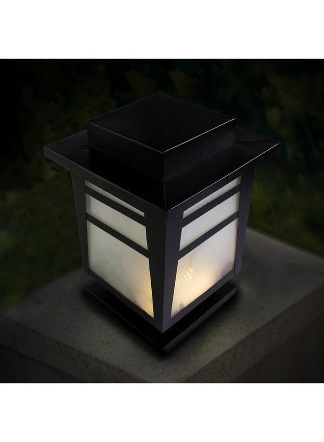 El Rawda Lighting Garden Lantern - 1 Light | Outdoor Wall Lantern Lighting - Black 20x20x35 cm - Image 2
