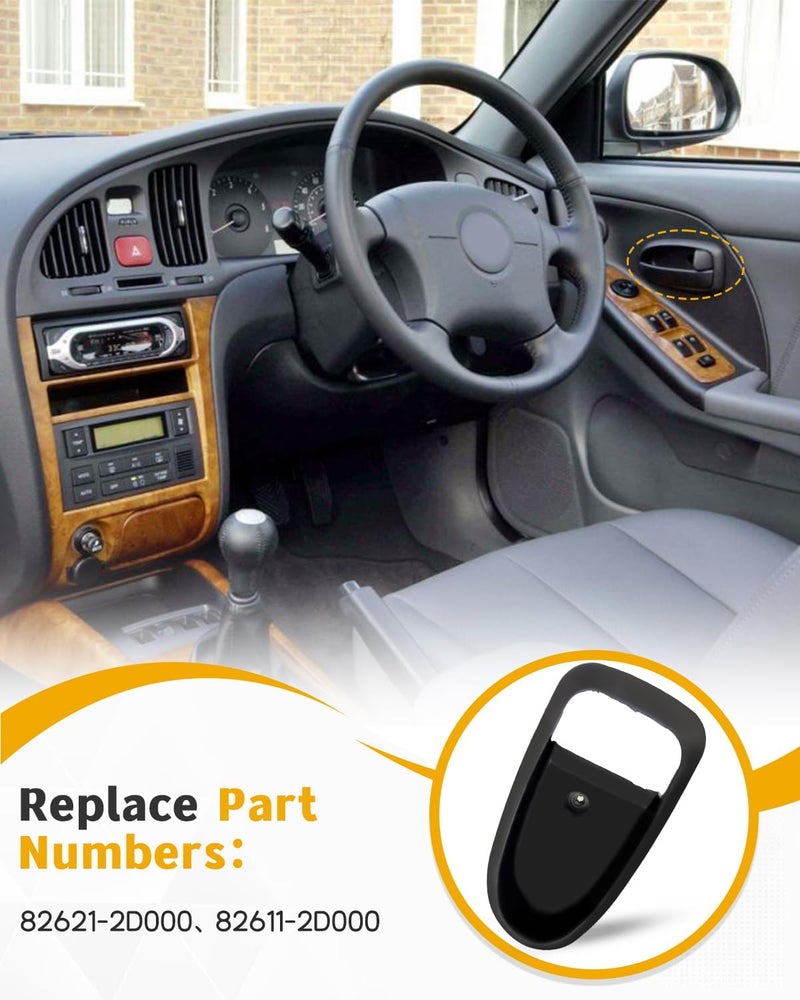 ANODZU 4Pcs Interior Door Handle Set for Hyundai Elantra - Image 4
