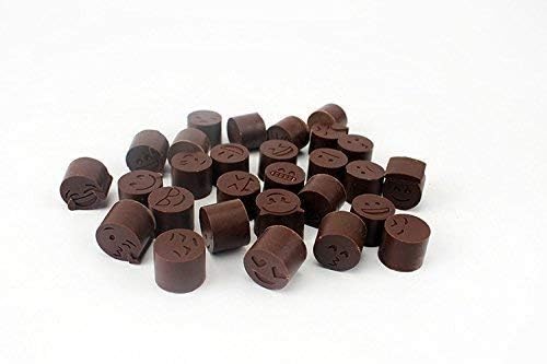 LUCC1N Chocolate Mould for Cake Decoration 15 Cavity Smiley Face Design Silicone Baking Molds for Cake Brownie Topper Hard Soft Candies Gummy Jello - Image 3