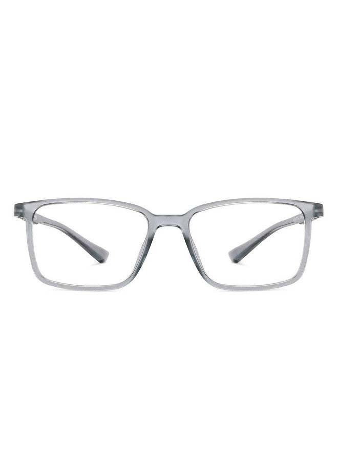 LENSKART BLU | Zero Power Bluecut & Antiglare Computer Eyeglasses For Eye Protection And Strain | Gaming Glasses | Full Rim Round | Men & Women | Large | LB E13737 - Image 1