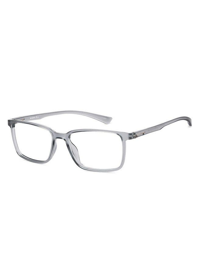 LENSKART BLU | Zero Power Bluecut & Antiglare Computer Eyeglasses For Eye Protection And Strain | Gaming Glasses | Full Rim Round | Men & Women | Large | LB E13737 - Image 2