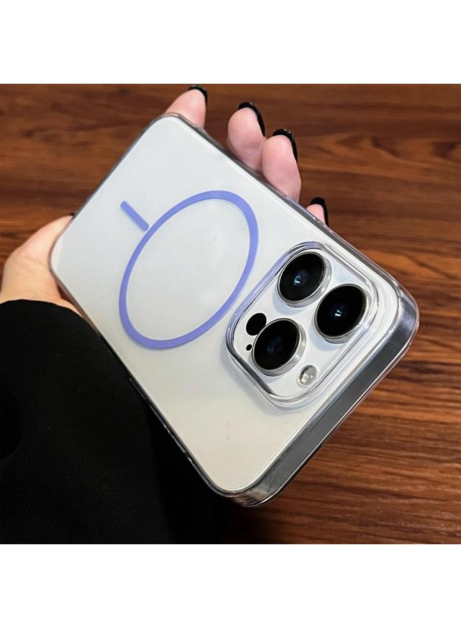 S-TOP Case For iPhone 16 Plus Clear Color PC Thin Circle MagSafe Phone Case - Image 2