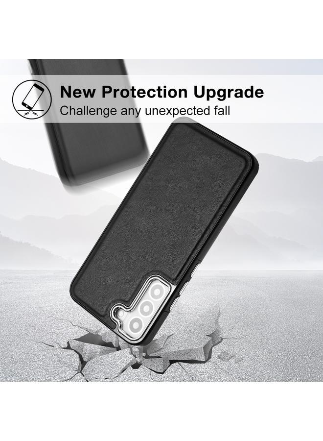 S-TOP Case For Samsung Galaxy S22 5G Leather Texture Full Coverage Phone Case - Image 3