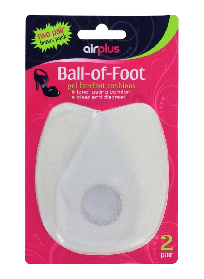 airplus Gel Ball Of Foot Shoe Cushion Liner For Comfort And Pain Relief Womens 2Pair  - Image 1
