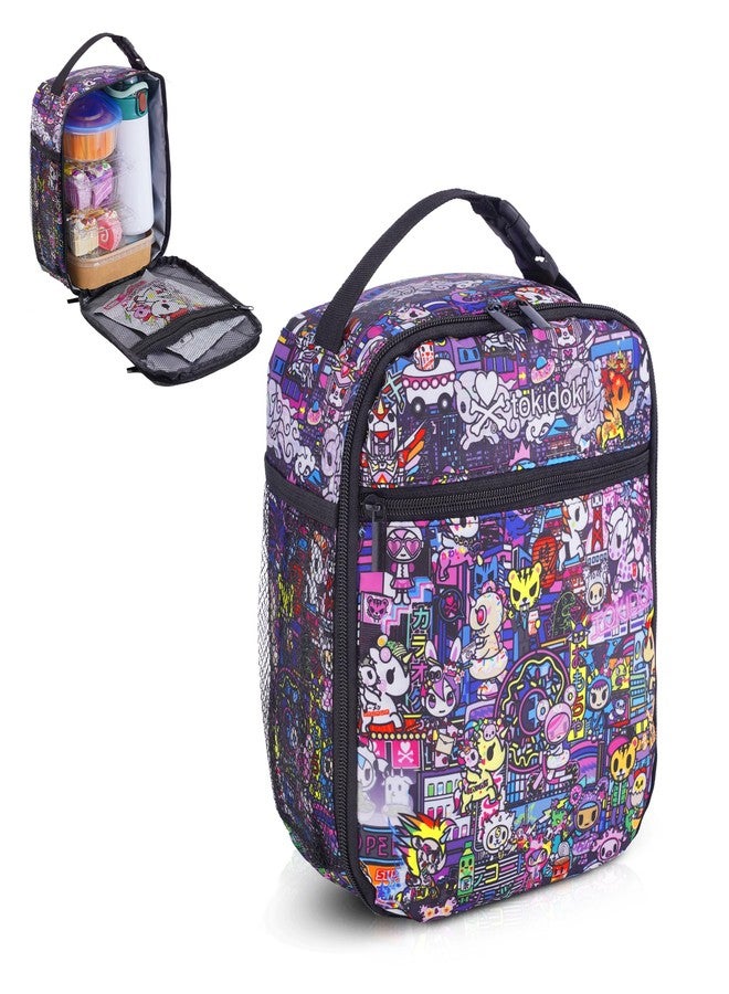 Tokidoki Official lunch bag Lunch bag for women men Reusable Insulated Lunchbox Lunch bags for Work Picnic Travel(Midnight Metropolis) - Image 1