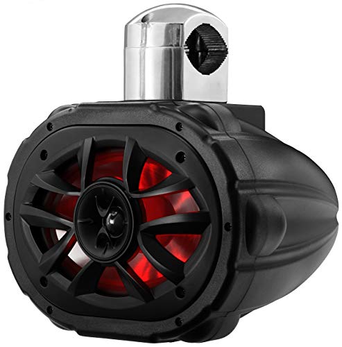 BOSS Audio Systems MRWT69RGB Marine Waketower Speaker System - 600 Watts Of Power, 6 x 9 Inch, Full Range, 2 Way, Multi-Color LED Illumination, Marine grade, Weatherproof, Sold Individually - Image 4
